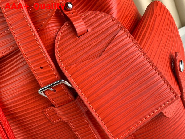 Louis Vuitton Christopher MM Backpack in Vermillion Red Epi XL Grained Leather M23764 Replica