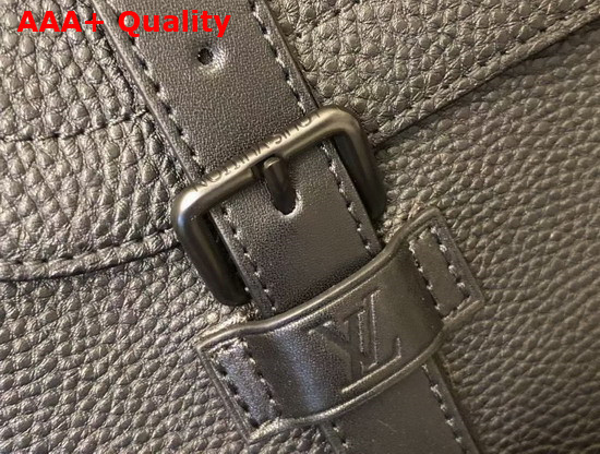 Louis Vuitton Christopher Messenger Black Taurillon Leather M58476 Replica