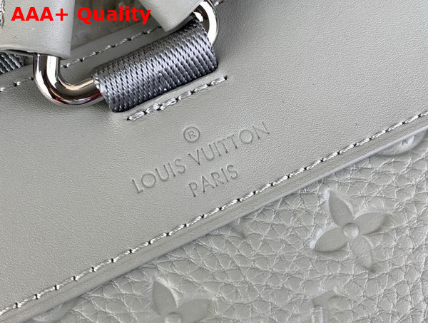 Louis Vuitton Christopher PM Backpack in Mineral Gray Embossed Taurillon Monogram Cowhide Leather M23146 Replica