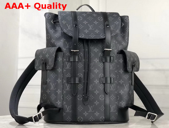 Louis Vuitton Christopher PM Backpack in Monogram Eclipse Canvas Replica