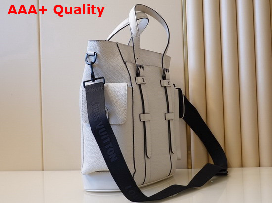 Louis Vuitton Christopher Tote White Taurillon Leather M58477 Replica