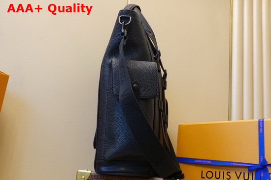 Louis Vuitton Christopher Tote in Black Taurillon Leather M58479 Replica