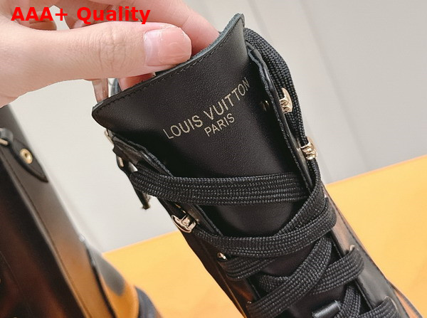 Louis Vuitton Citizen Flat Ranger Boot in Black Calf Leather 1ACKF5 Replica
