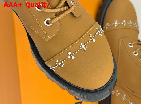 Louis Vuitton Citizen Flat Ranger Boot in Camel Plain Calf Leather Replica