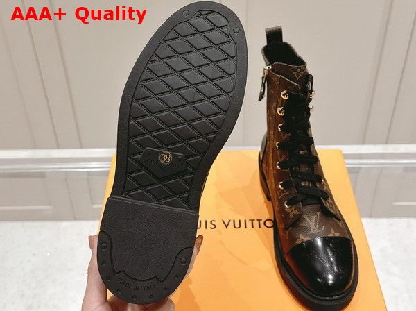 Louis Vuitton Citizen Flat Ranger Boot in Monogram Canvas Replica