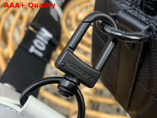 Louis Vuitton City Keepall Bag in Black Taurillon Calf Leather Part of the 2022 FIFA World Cup Capsule Collection M21543 Replica