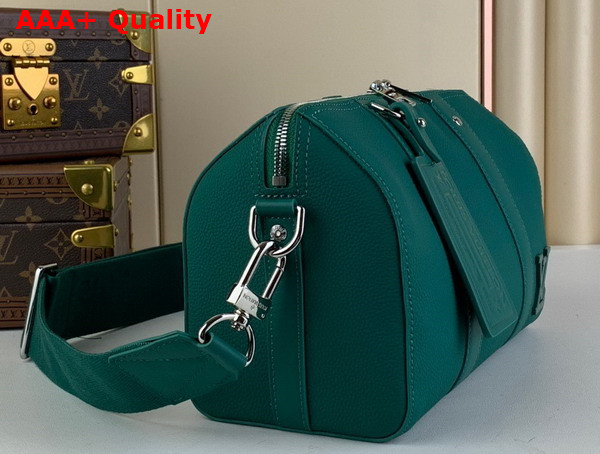 Louis Vuitton City Keepall Bag in Green Aerogram Cowhide Leather Replica