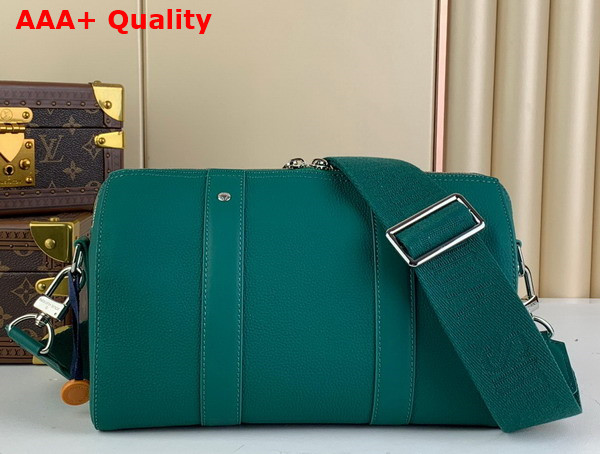 Louis Vuitton City Keepall Bag in Green Aerogram Cowhide Leather Replica