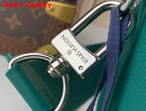 Louis Vuitton City Keepall Bag in Green Aerogram Cowhide Leather Replica
