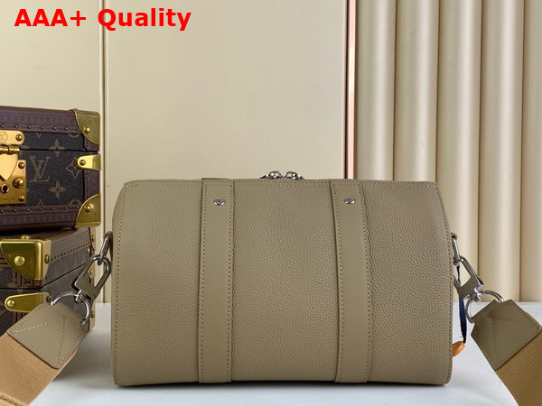 Louis Vuitton City Keepall Bag in Sage Cowhide Leather Replica