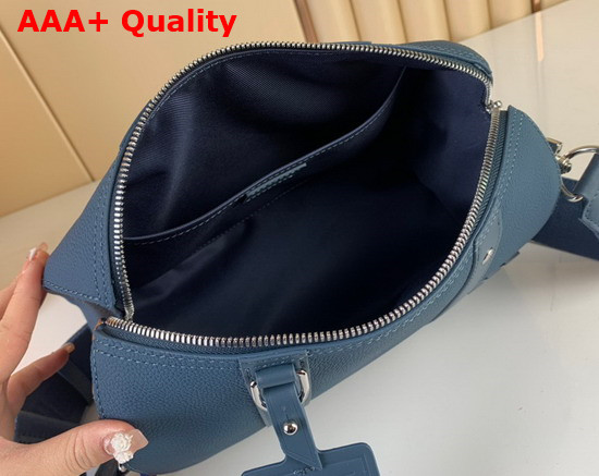 Louis Vuitton City Keepall Blue Aerogram Cowhide Leather Replica