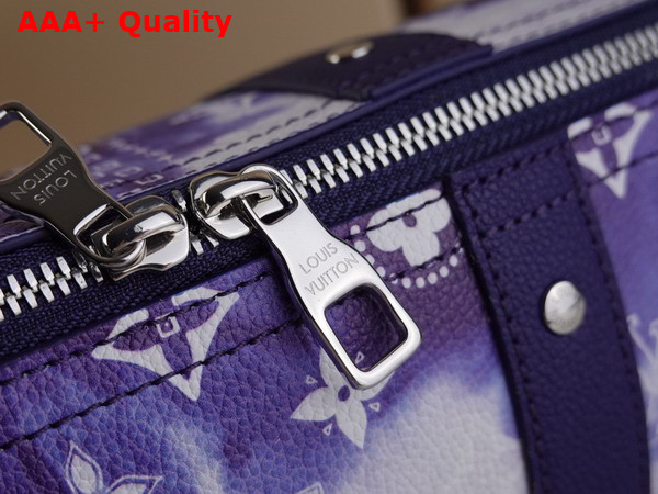 Louis Vuitton City Keepall Blue Monogram Bandana Print M20555 Replica