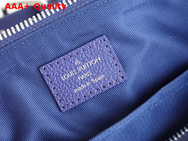 Louis Vuitton City Keepall Blue Monogram Bandana Print M20555 Replica