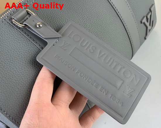 Louis Vuitton City Keepall Gray Aerogram Cowhide Leather M59328 Replica