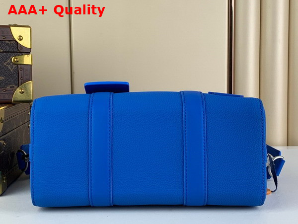 Louis Vuitton City Keepall in Bright Blue Cowhide Leather M22486 Replica