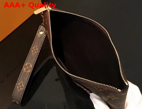 Louis Vuitton City Pouch with Printed and Embroidered Patches M63447 Replica