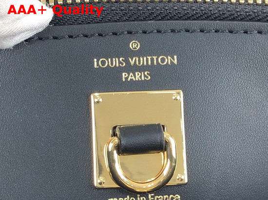 Louis Vuitton City Steamer Mini Navy Blue Grained Calfskin and Beige Python Leather N96317 Replica