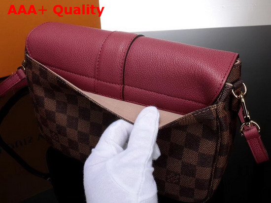 Louis Vuitton Clapton Damier Ebene Raisin Replica