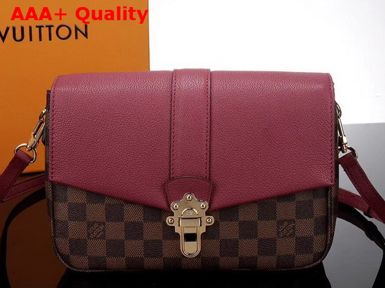 Louis Vuitton Clapton Damier Ebene Raisin Replica