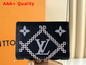 Louis Vuitton Clea Wallet Black Monogram Empreinte Embroidered M81139 Replica