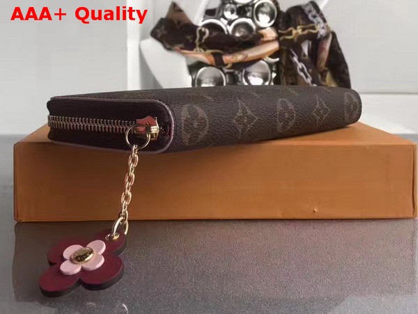 Louis Vuitton Clemence Wallet Monogram Canvas Purple Interior M64201 Replica