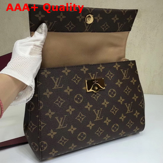 Louis Vuitton Cluny BB Monogram Braided Leather Handle M43982 Replica