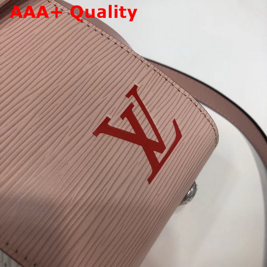Louis Vuitton Cluny BB in Pink Epi Leather with Red and White Stripe Replica
