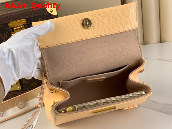 Louis Vuitton Cluny Mini Handbag in Beige Epi Leather M24618 Replica