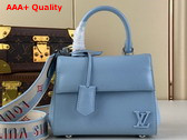Louis Vuitton Cluny Mini Handbag in Cloud Blue Epi Grained Cowhide Leather M22617 Replica