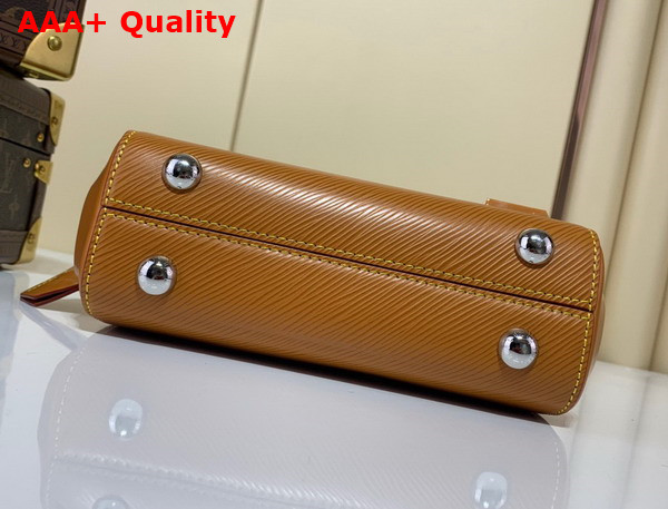Louis Vuitton Cluny Mini Handbag in Gold Miel Epi Grained Cowhide Leather M58931 Replica
