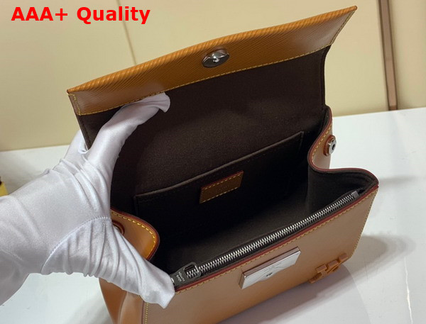 Louis Vuitton Cluny Mini Handbag in Gold Miel Epi Grained Cowhide Leather M58931 Replica