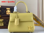 Louis Vuitton Cluny Mini Handbag in Jaune Plume Yellow Epi Grained Cowhide Leather M22616 Replica
