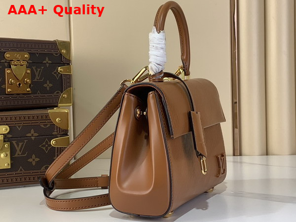 Louis Vuitton Cluny Mini Handbag in Tan Epi Leather M25881 Replica