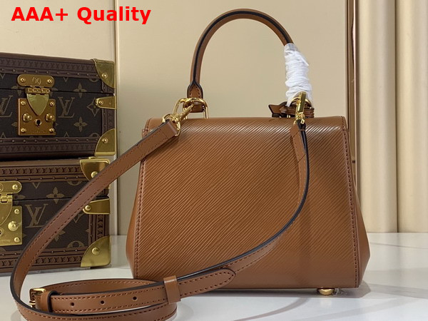 Louis Vuitton Cluny Mini Handbag in Tan Epi Leather M25881 Replica