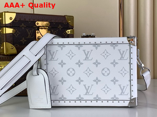 Louis Vuitton Clutch Box in Optic White Monogram Canvas M11049 Replica