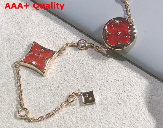 Louis Vuitton Color Blossom BB Multi Motif Bracelet Yellow Gold Onyx and Diamonds Replica