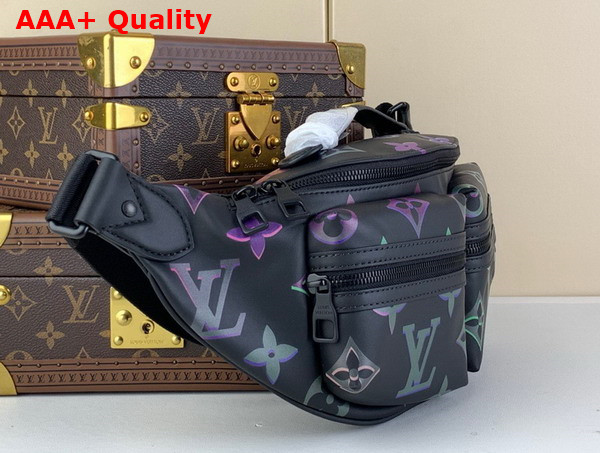 Louis Vuitton Comet Bumbag in Black Borealis Calf Leather M22494 Replica