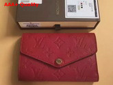 Louis Vuitton Compact Curieuse Wallet Cherry Monogram Empreinte Leather M60735 Replica