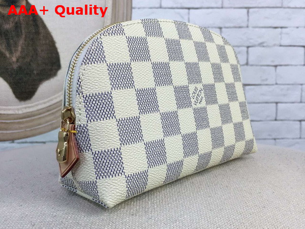 Louis Vuitton Cosmetic Pouch Damier Azur N60024 Replica