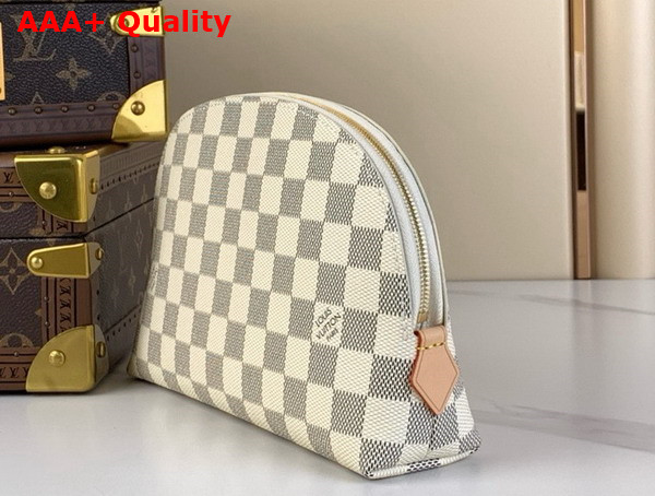Louis Vuitton Cosmetic Pouch GM in Damier Azur Canvas Replica