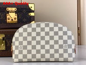 Louis Vuitton Cosmetic Pouch GM in Damier Azur Canvas Replica