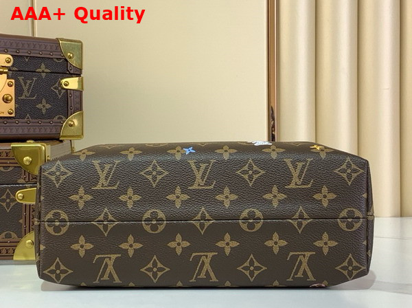 Louis Vuitton Cosmetic Pouch GM in Monogram Coated Canvas Features a Colorful Print of Vivienne M14891 Replica