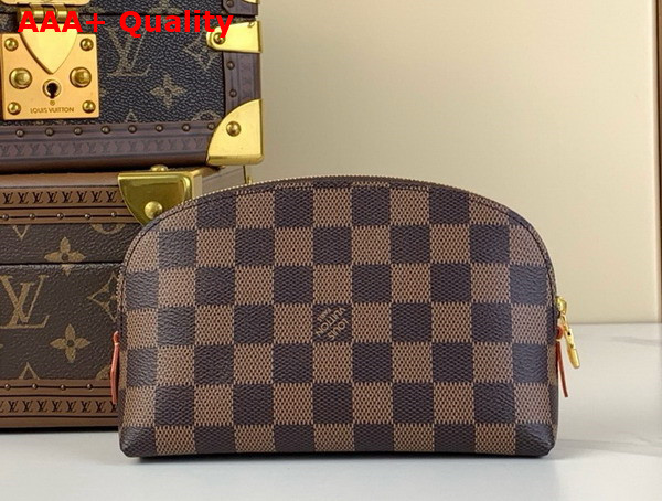Louis Vuitton Cosmetic Pouch PM Damier Ebene Canvas N47516 Replica