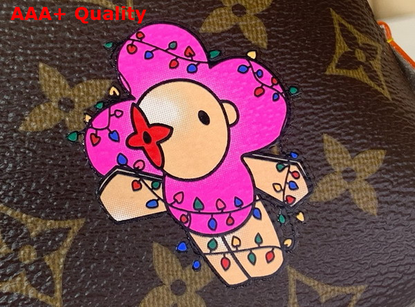 Louis Vuitton Cosmetic Pouch PM Fuchsia Monogram Coated Canvas M15359 Replica