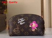 Louis Vuitton Cosmetic Pouch PM Fuchsia Monogram Coated Canvas M15359 Replica