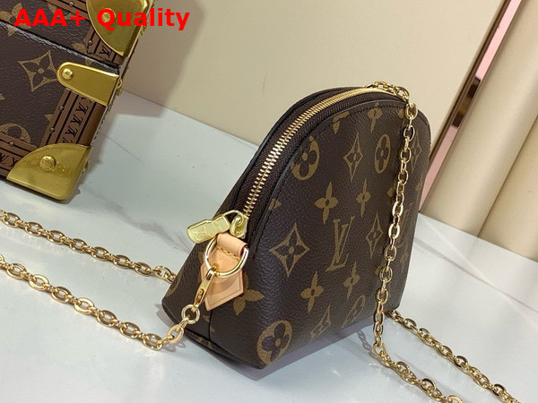 Louis Vuitton Cosmetic Pouch PM with Chain Monogram Canvas Replica