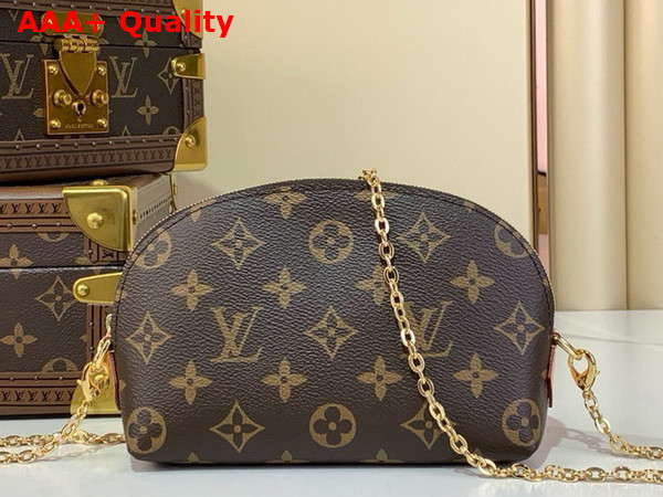 Louis Vuitton Cosmetic Pouch PM with Chain Monogram Canvas Replica