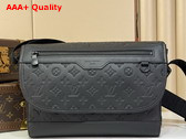 Louis Vuitton Courrier Messenger in Black Monogram Shadow Calfskin Leather M28781 Replica