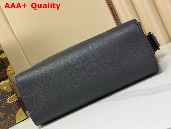 Louis Vuitton Courrier Messenger in Black Monogram Shadow Calfskin Leather M28781 Replica