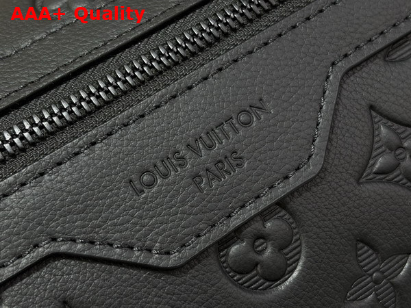 Louis Vuitton Courrier Messenger in Black Monogram Shadow Calfskin Leather M28781 Replica